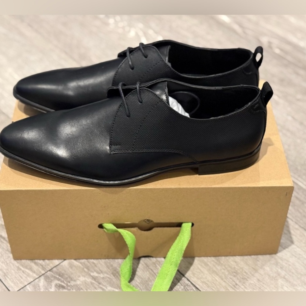 Call It Spring Men's Vegan Black Oxfordsw - Picture 3 of 8
